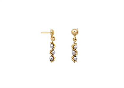 Tri Tone Plated | Fashion Earrings